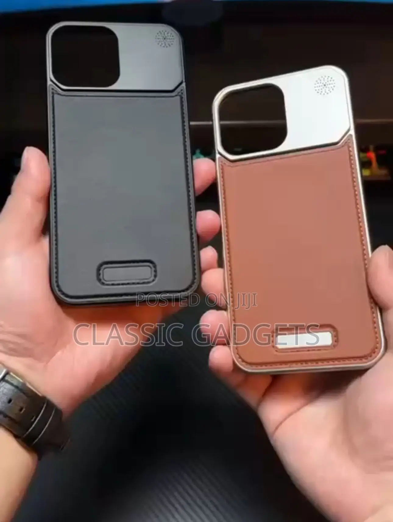 Leather Aromatherapy Back Case for iPhone 16 Pro Max