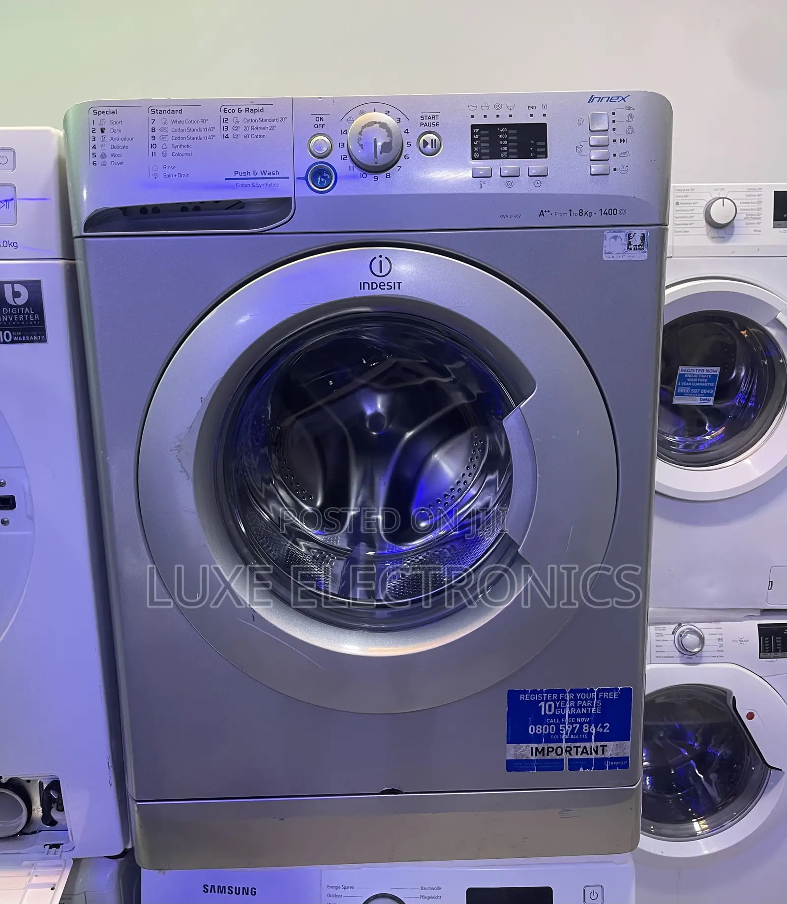 8kg Front Loader Automatic Washing Machine Direct UK Used