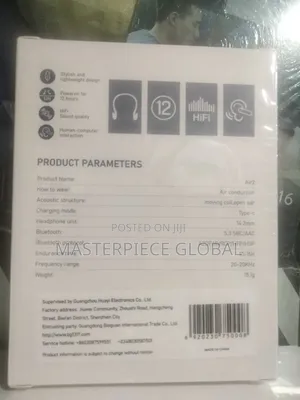 Bone Conductor Bluetooth 5.3 Smart Smooth Headphone,