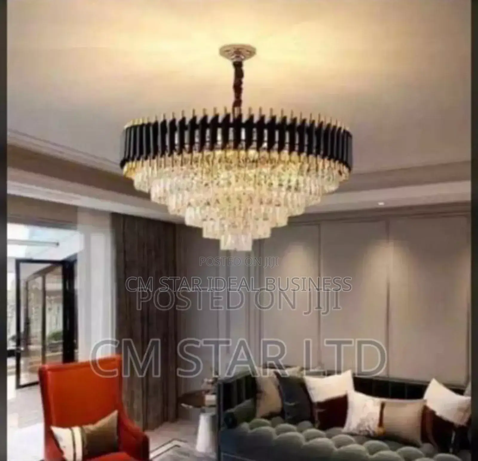 Crystal Chandelier By 800 Black