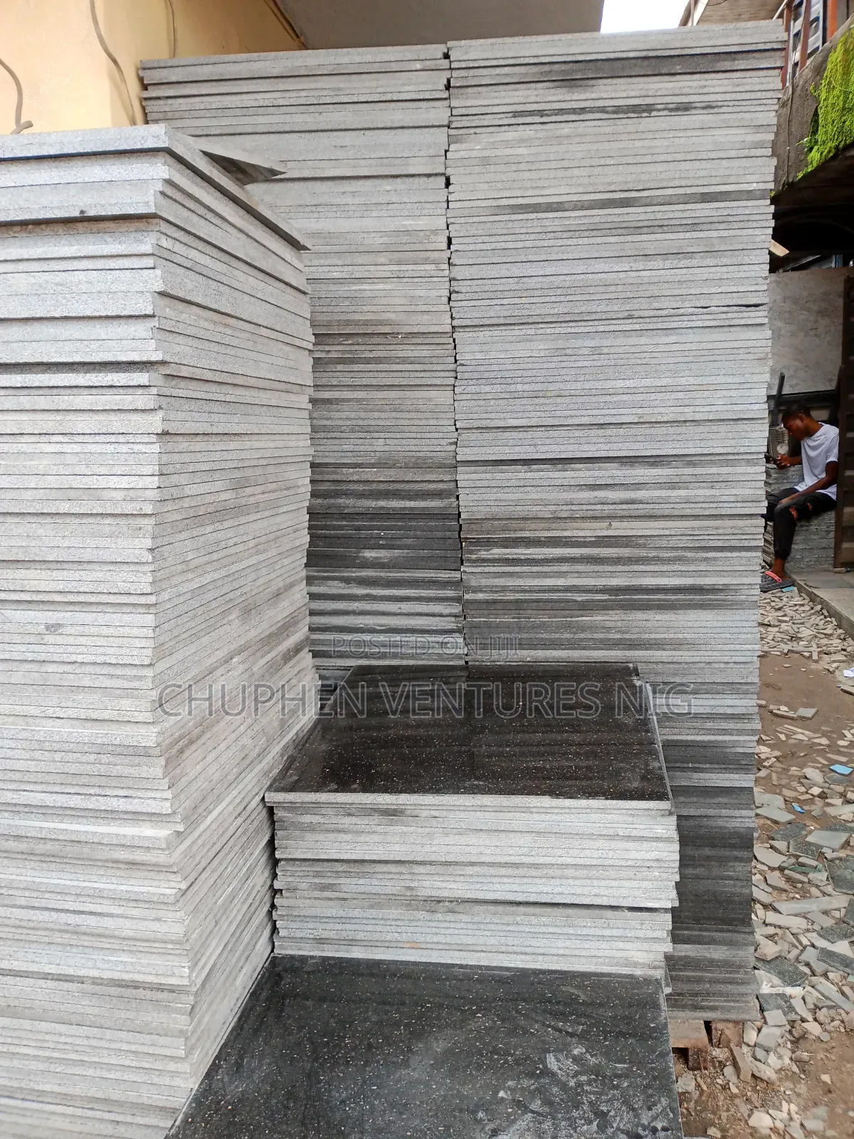 Black Galaxy 60by60 1.2 Cm Tickness Granite Tiles