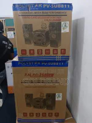 2.1ch Polystar Rhythm Bass Home Theater Systems Pv-Sub811