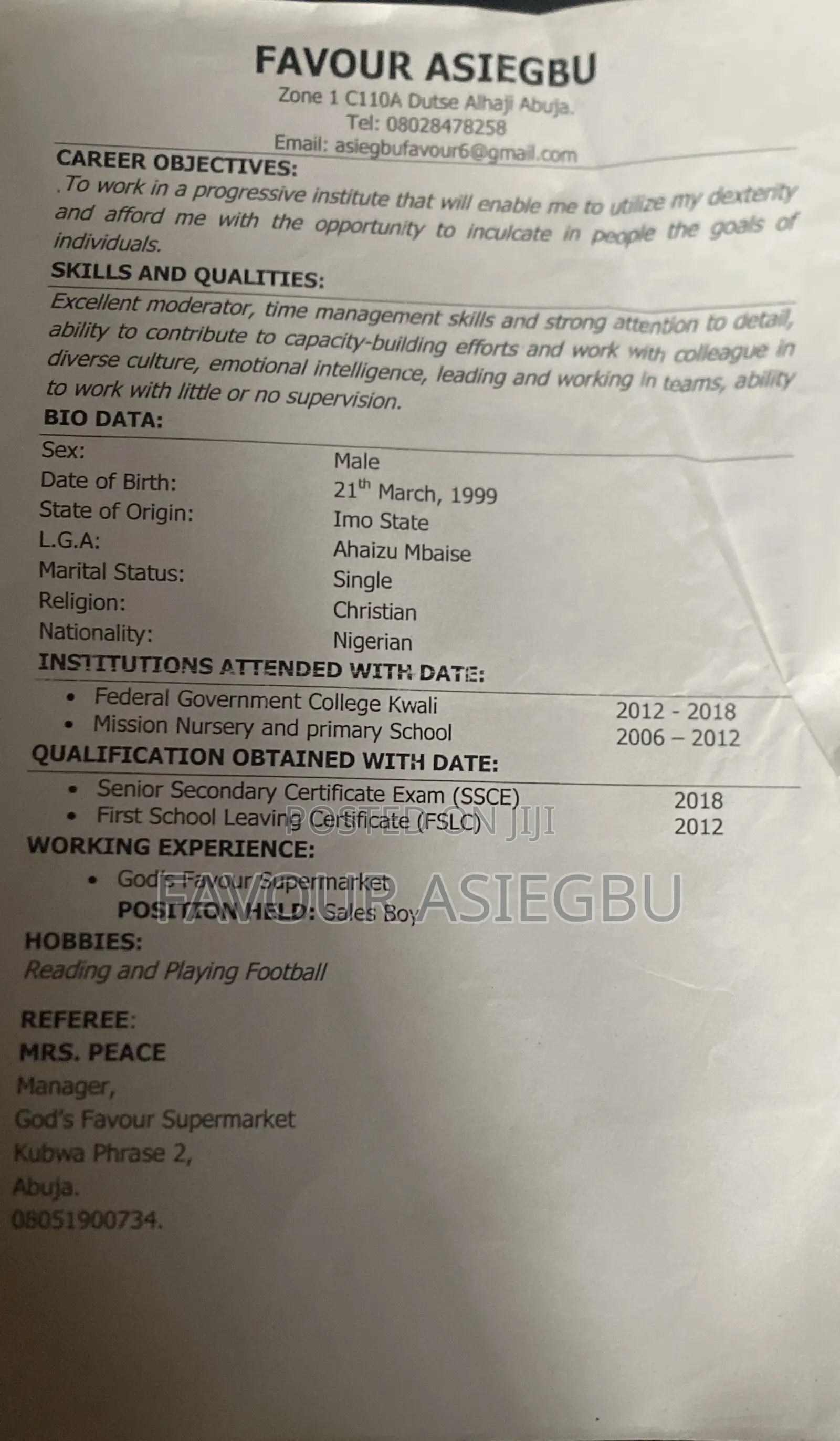 Job Employment