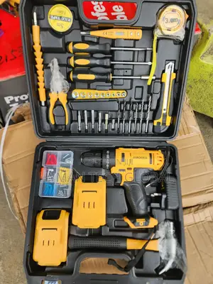 36v Complete Set Cordless Drill With 2 Batteries