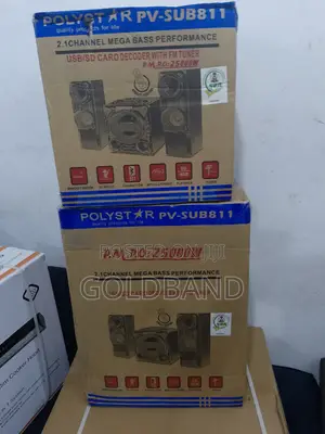 2.1ch Polystar Durable Home Theater Systems Pv-Sub811