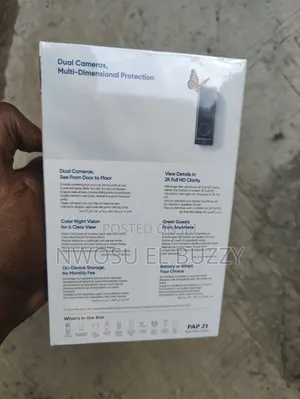 Eufy Security Video Doorbell E340 Dual Cameras With Chime