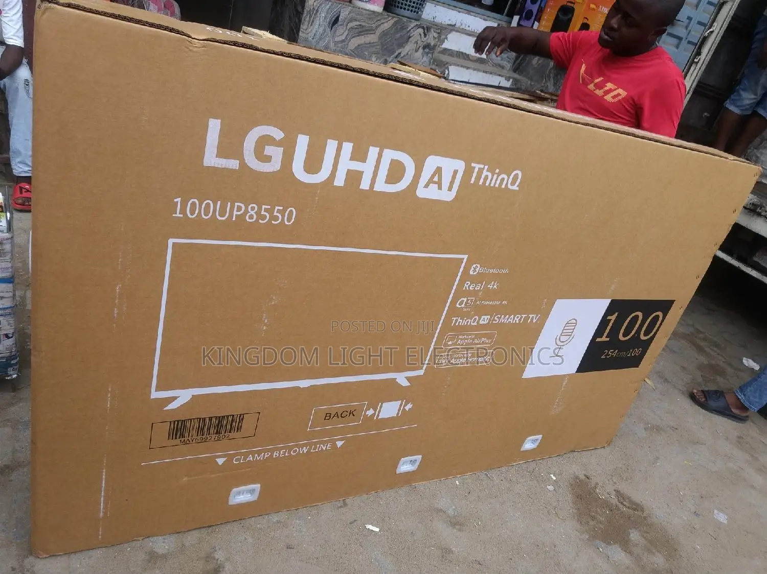 LG Smart/Android/Bluetooth Frameless 100 Inches Television.