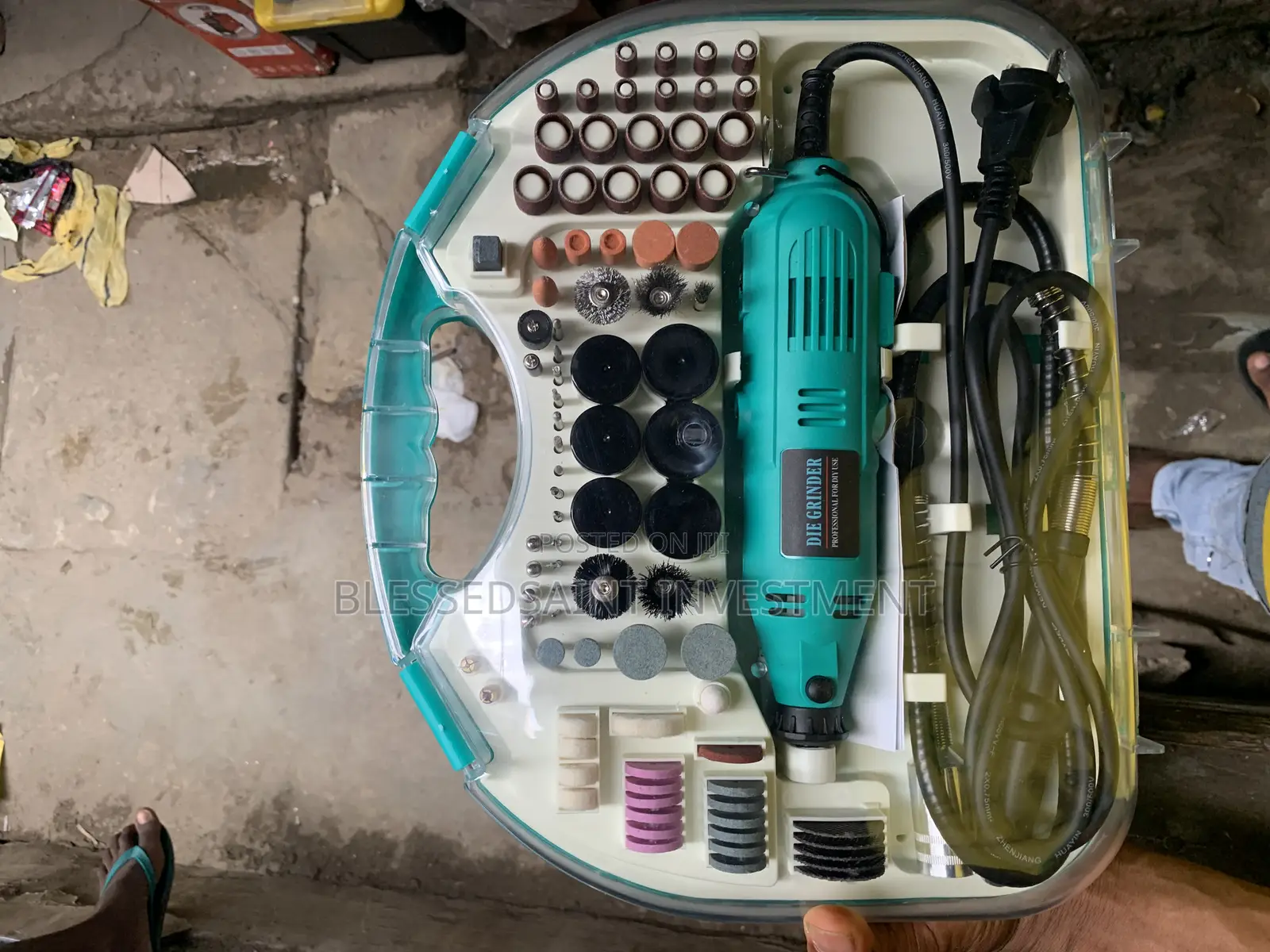 Set of Die Grinder and Tools