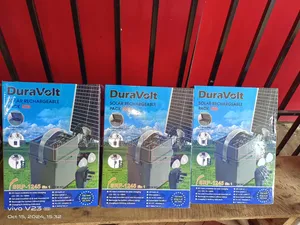 Duravolt 5in1 Solar Pack With 2bulbs and 6" Mini Fan