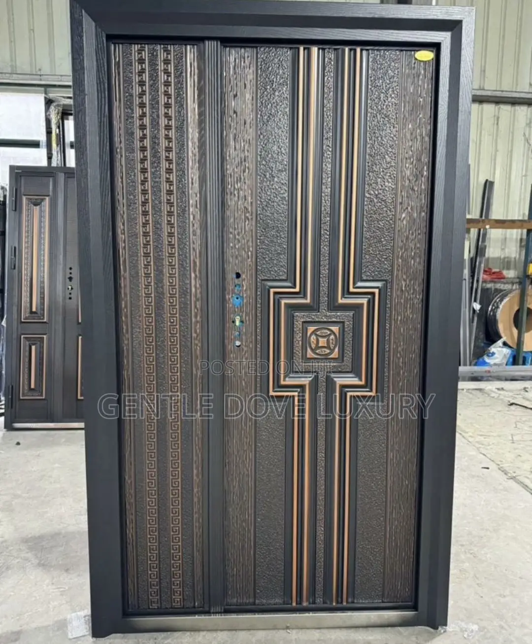 4ftx7ft German Copper Cast Door