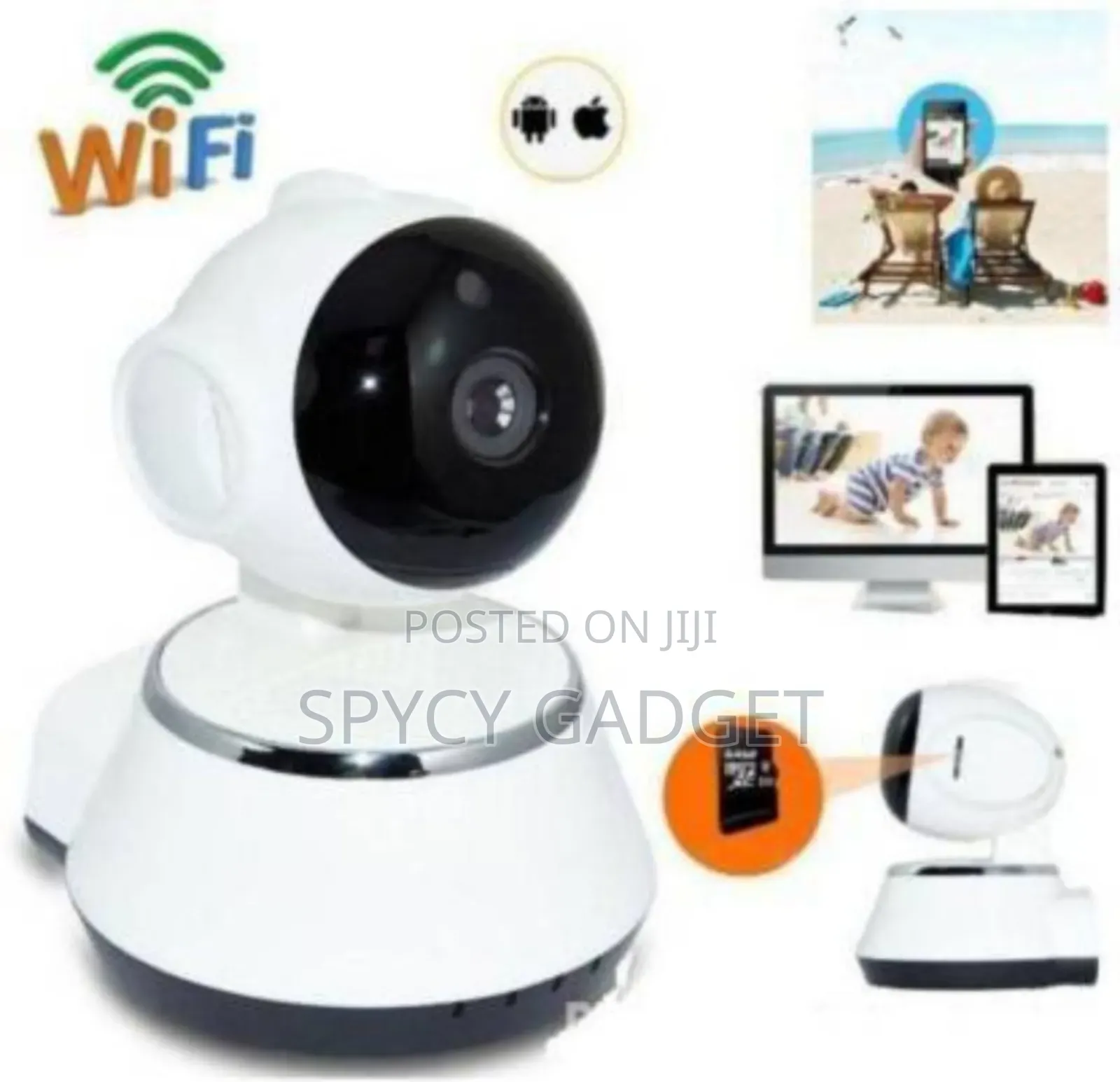 HD Mini PTZ Wi-Fi Surveillance IP Camera