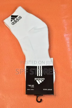 White Adidas Gym Socks