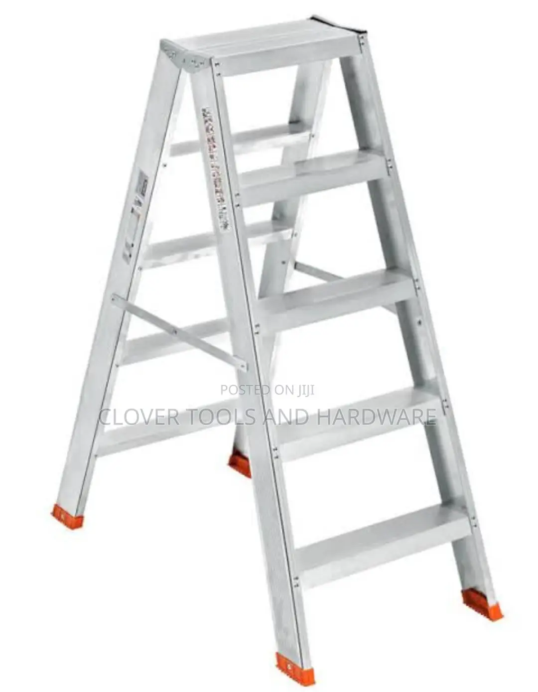 5 Step Ladder With Handrails, Folding Step Stool