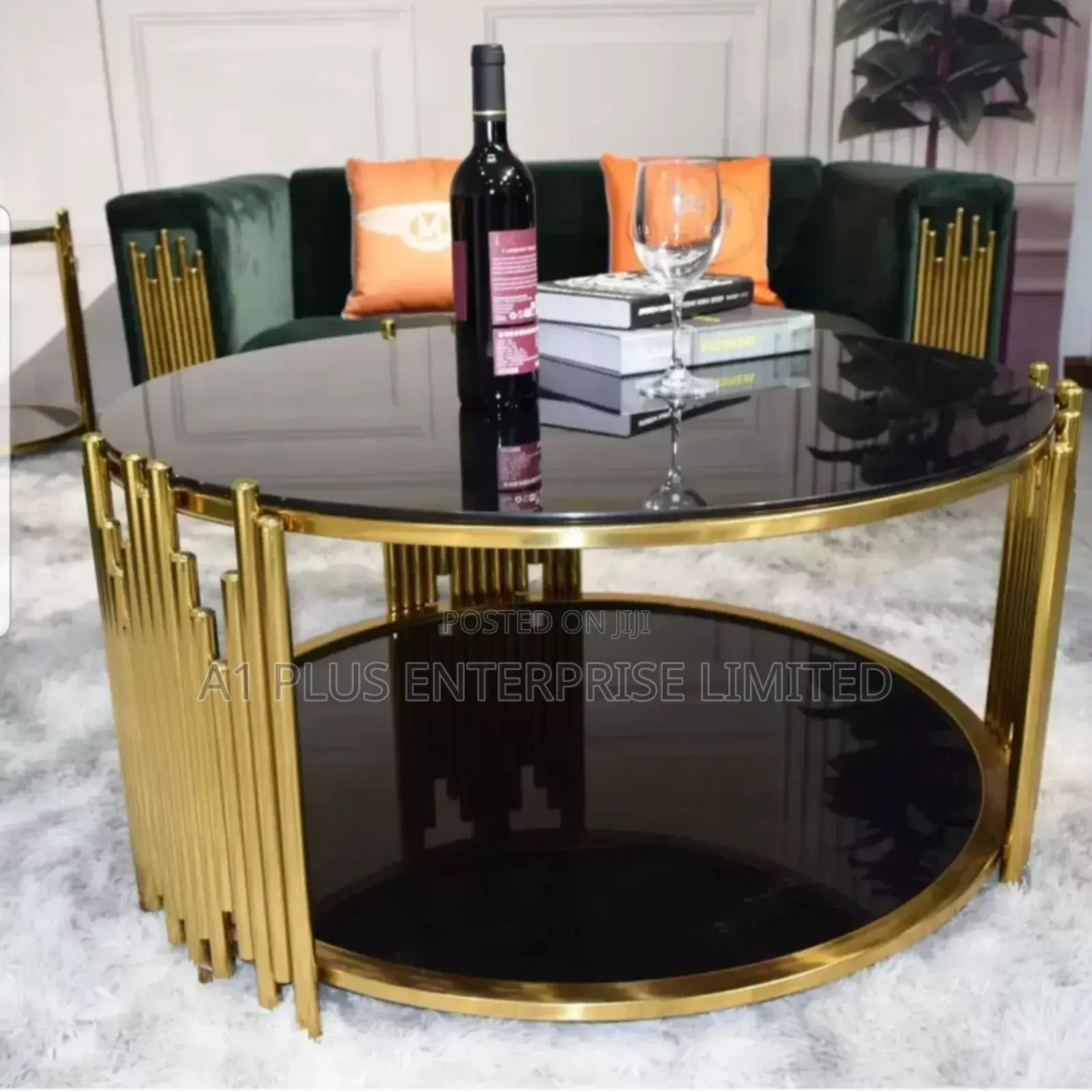 Center Table With Side Stools