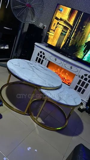 Quality Center Table With Marble Top