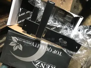 Original Europe Black and Silver Lock Set and Handles