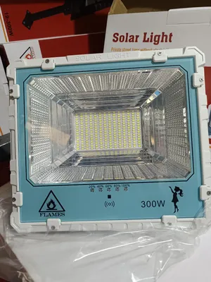 Flames 300w Solar Floodlight With Solar Panel