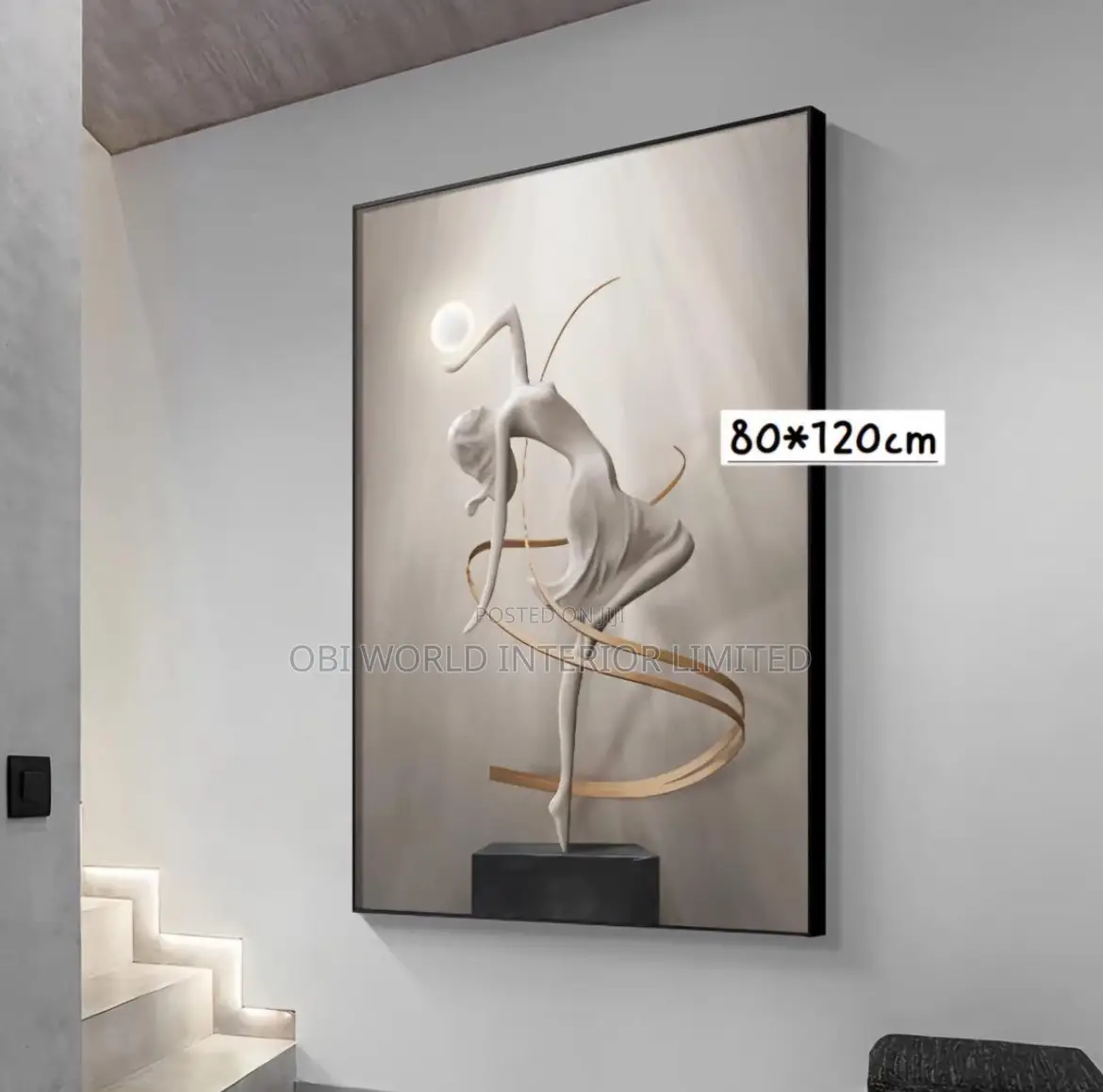 Big Luxury Photo Frame With Light