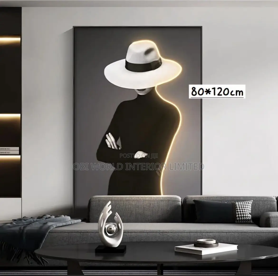 Big Size Photo Frame Luxury With Light New Design