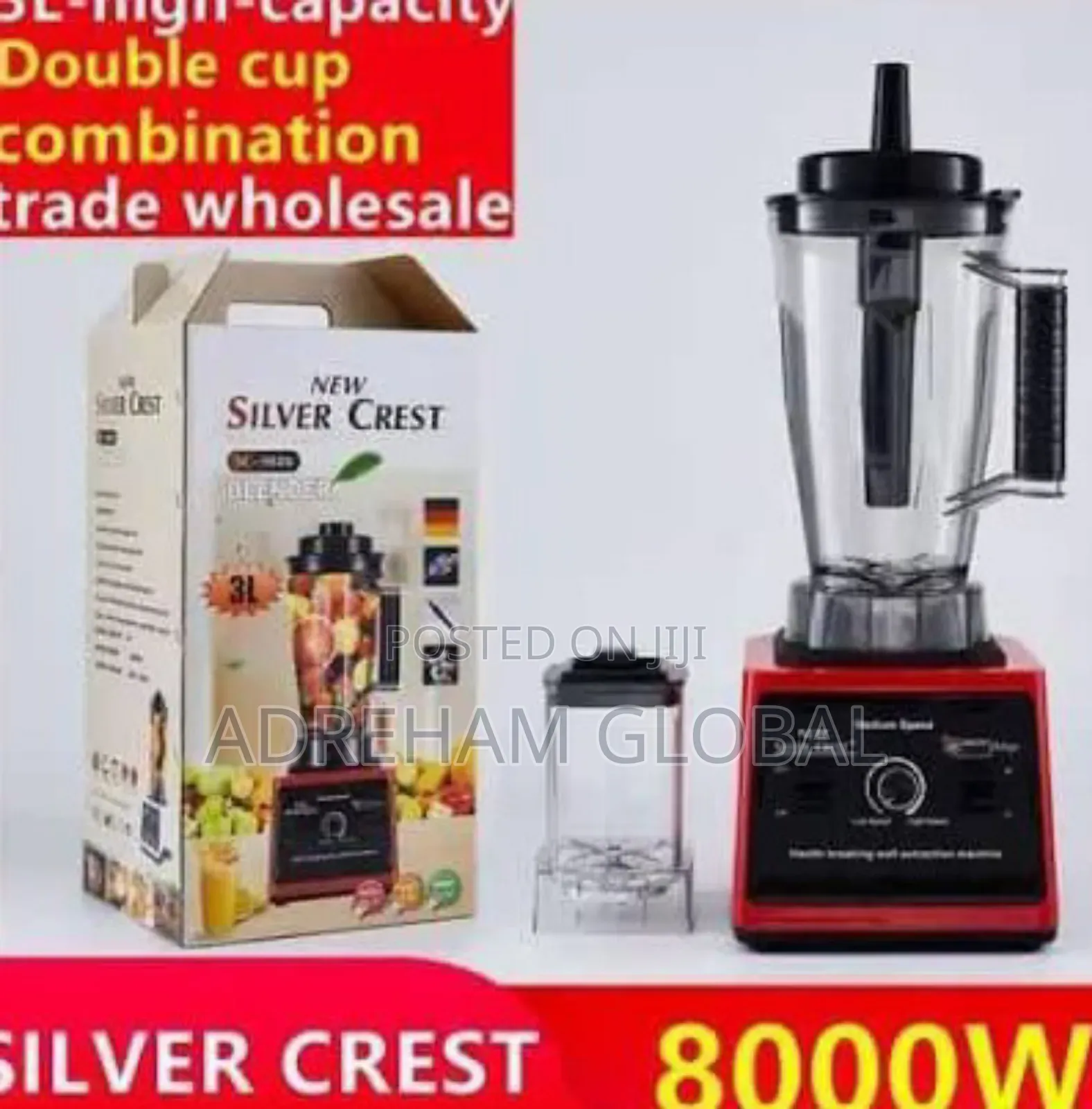 Silver Crest 8000 Watts 3 Liters Blender