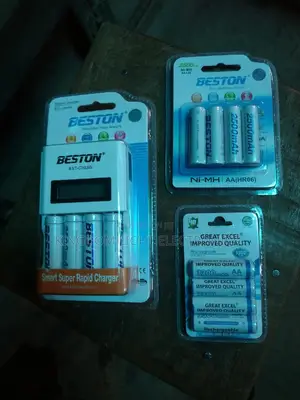 Beston Battery Charger Aa Size Rechargeable Use.