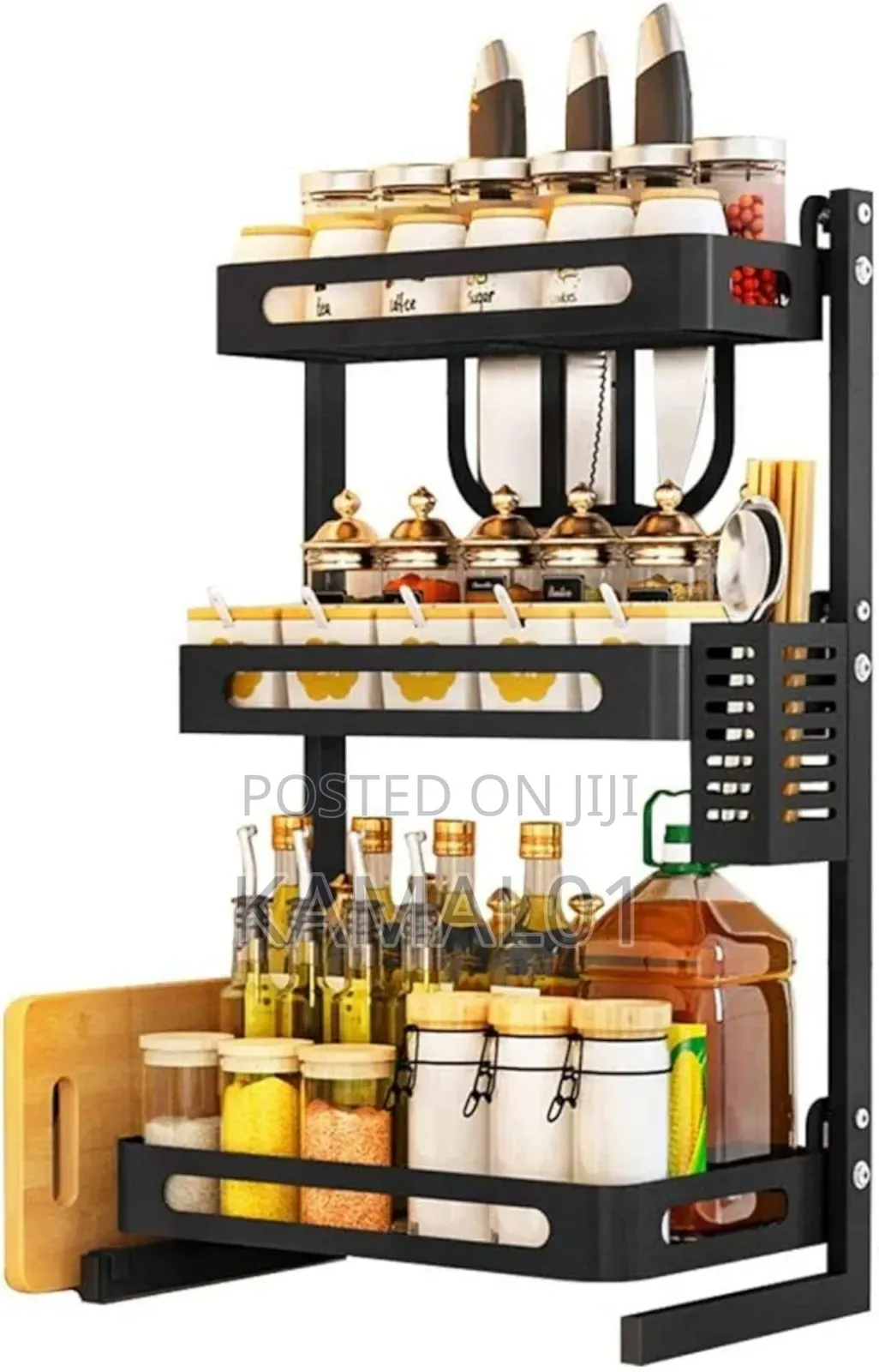 Spice Rack Organizer, 3-Tier Bathroom Countertop Organizer