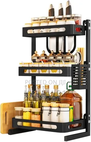 Spice Rack Organizer, 3-Tier Bathroom Countertop Organizer