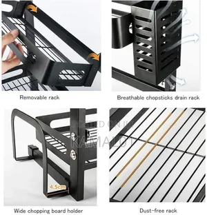 Spice Rack Organizer, 3-Tier Bathroom Countertop Organizer
