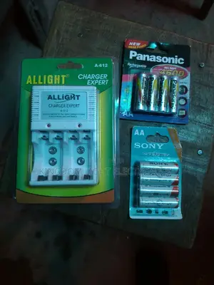 Allight Charger With Sony,Panasonic Rechargeable Battery Aa