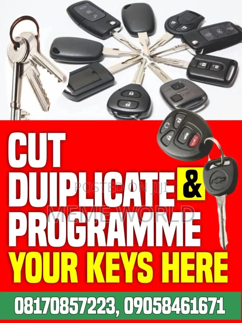 Key Cutting and Car Key Programming