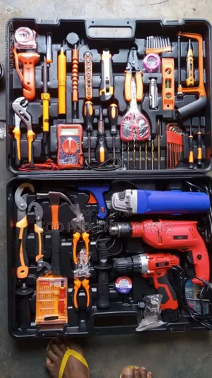 3 Combo Electric Machines Angle Grinder, Drill Screw Machi