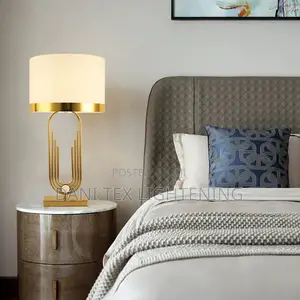 Modern Table Lamp LED Metal Lighting Fixture Living Room
