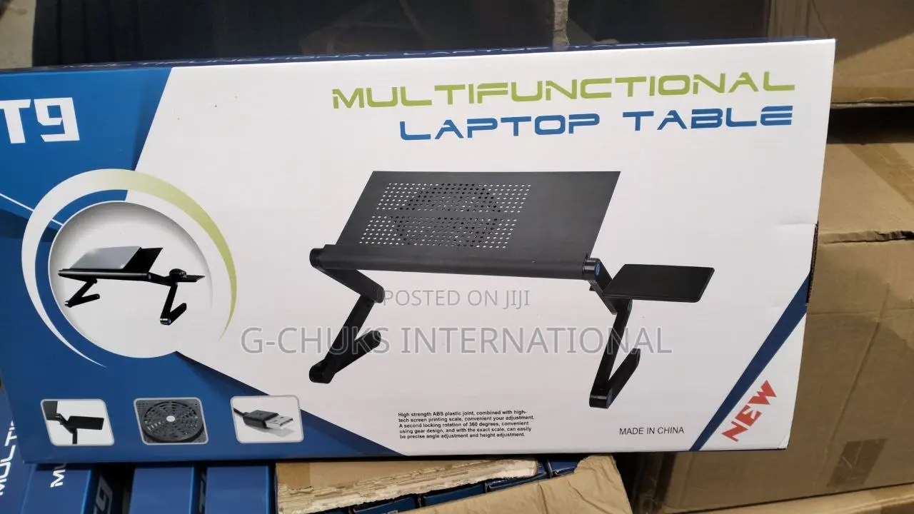 T9 Adjustable Folding Laptop Stand Table