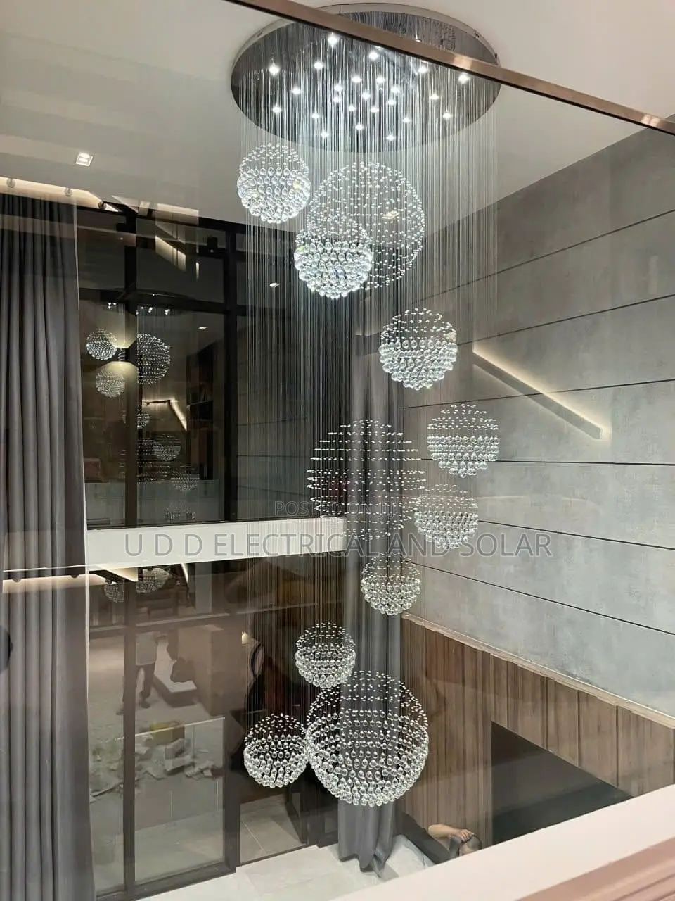 Modern Classic Chandelier Lights 9ft Long Very Beautiful
