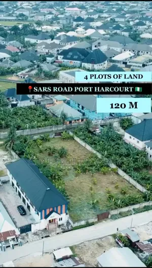 4 Plots of Land for Sale at SARS Road a Pole Off Major Road