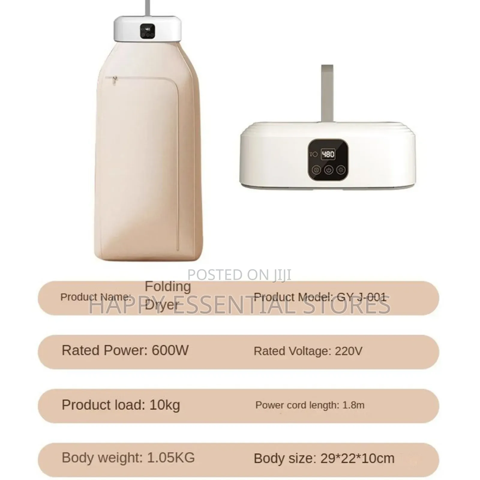 Foldable Electric Cloth Dryer Hanger