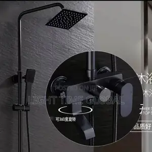 Matte Black Complete Shower Set