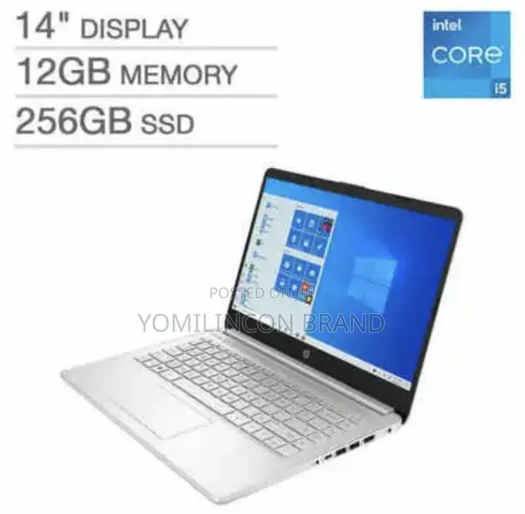 New Laptop HP 12GB Intel Core I5 SSD 256GB