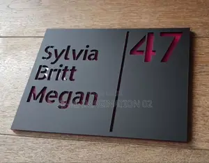 House Number Light Sign