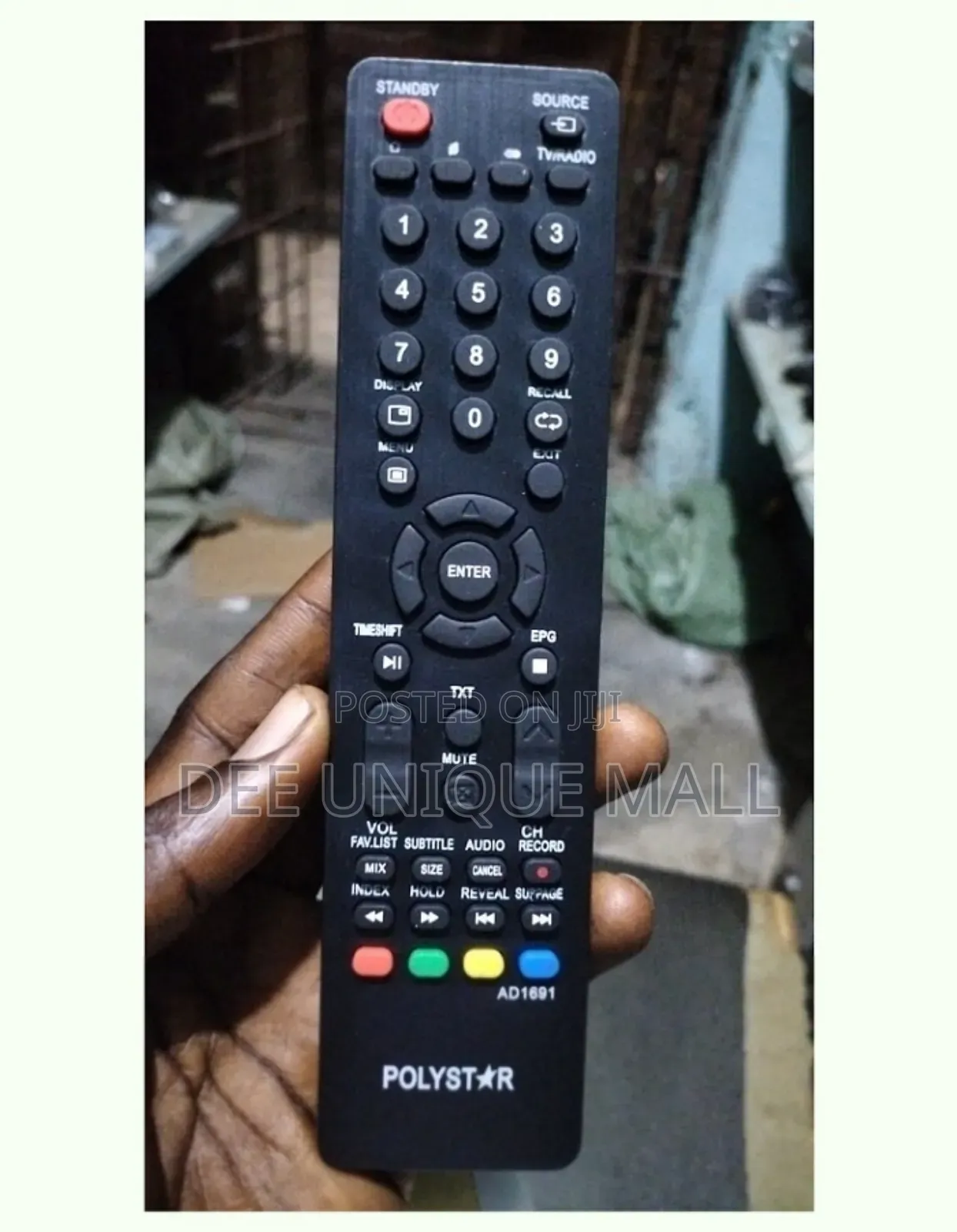Replacement Remote For Polystar Led Tv