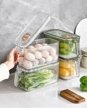 Kitchen Food Storage Containers, Refrigerator Organiser