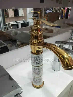 Flower Gold Basin Mixer