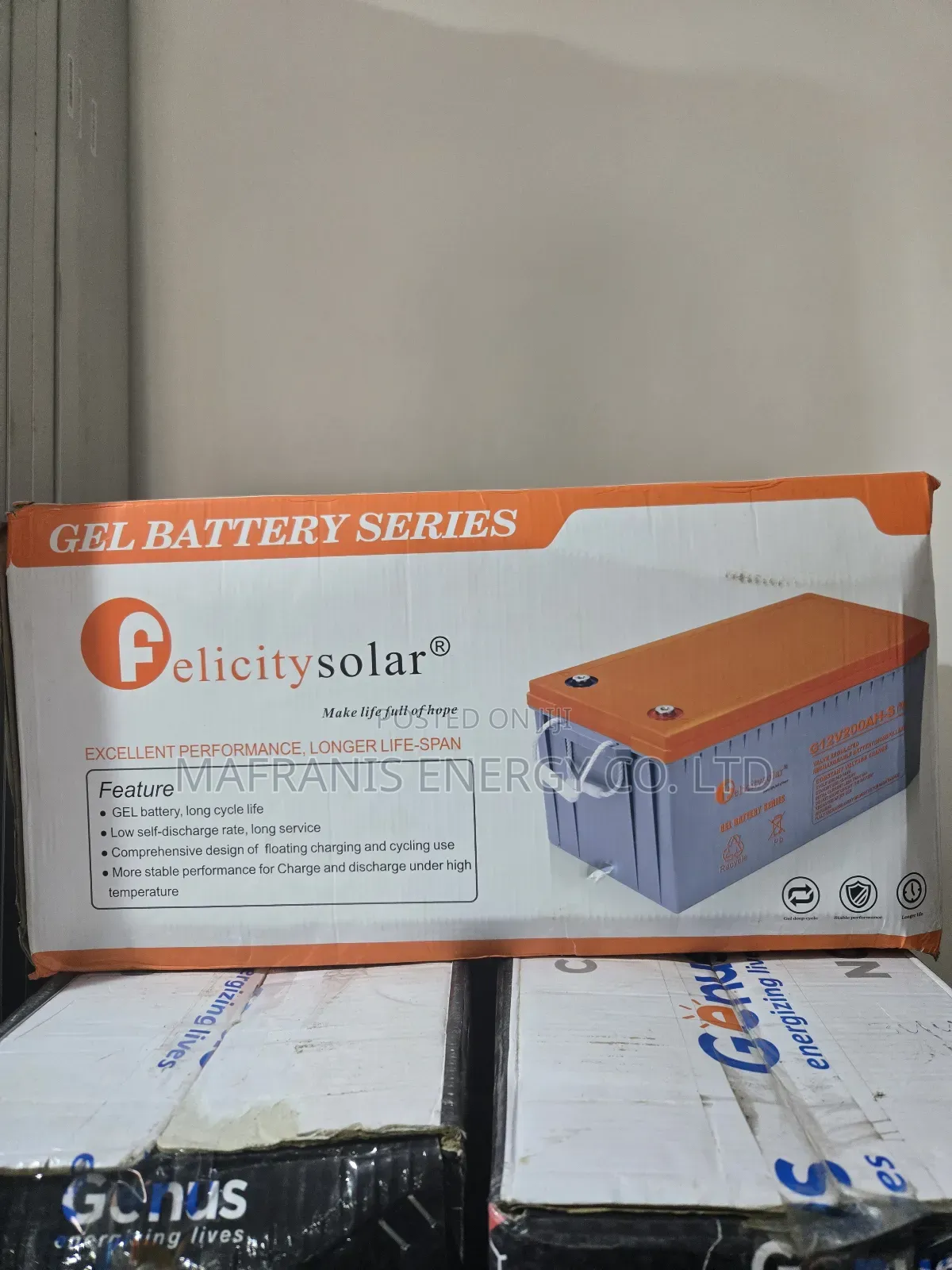 Felicity Gel / Drycell Battery