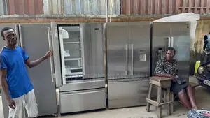Fast Freezing 4 Door French Style Side-by-Side Refrigerator