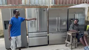 Fast Freezing 4 Door French Style Side-by-Side Refrigerator