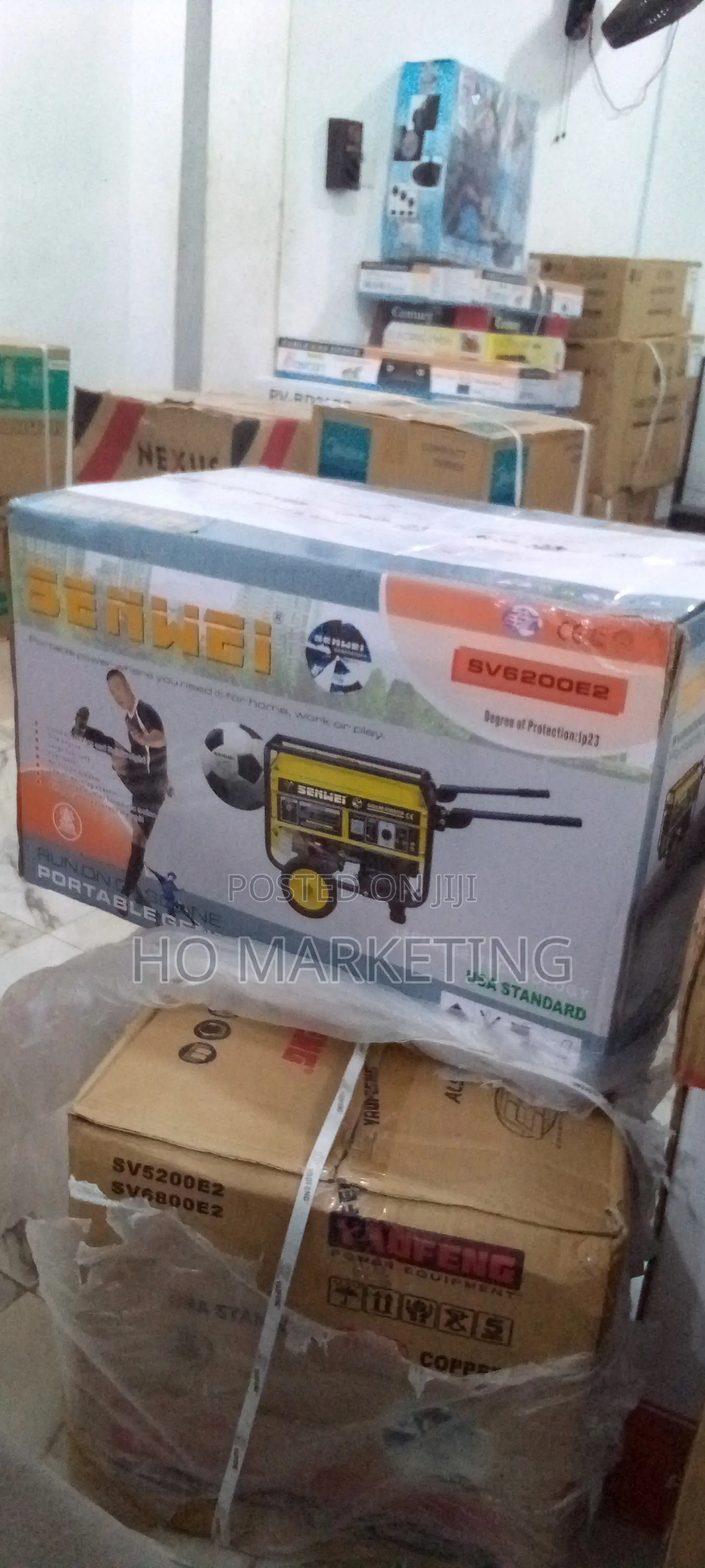 Senwei Sv6200e2 4.5kva 2 Pole Portable Generator