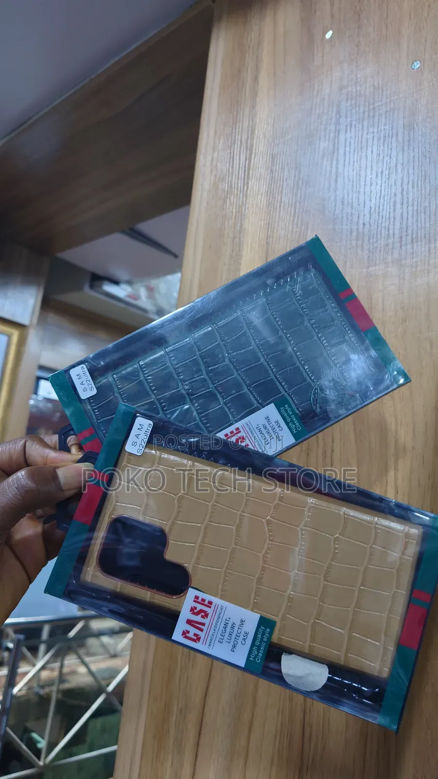 Magic V2 Crocodile Texture Case for S22 Ultra.