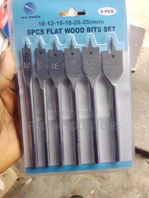 Flat Wood Bit Set