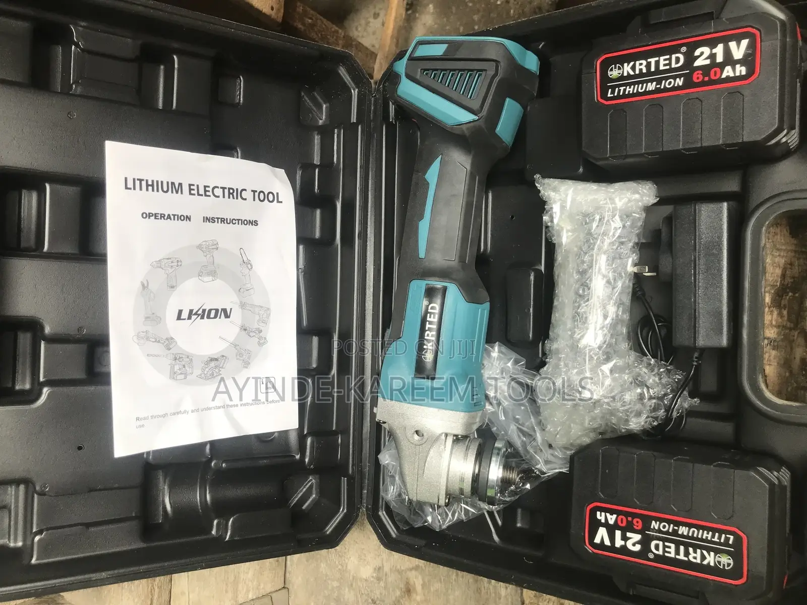 Battery Cordless Angle Grinder