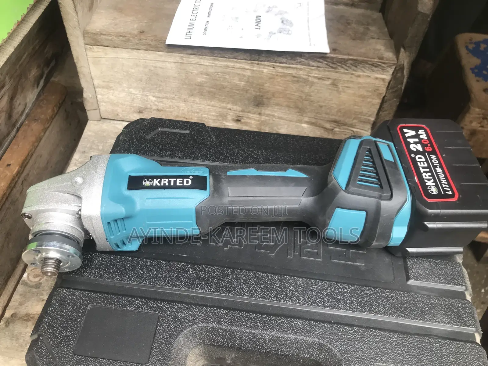 Battery Cordless Angle Grinder